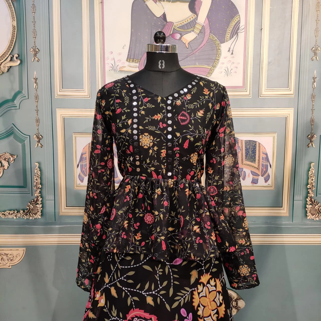 Black Babuli Lehenga