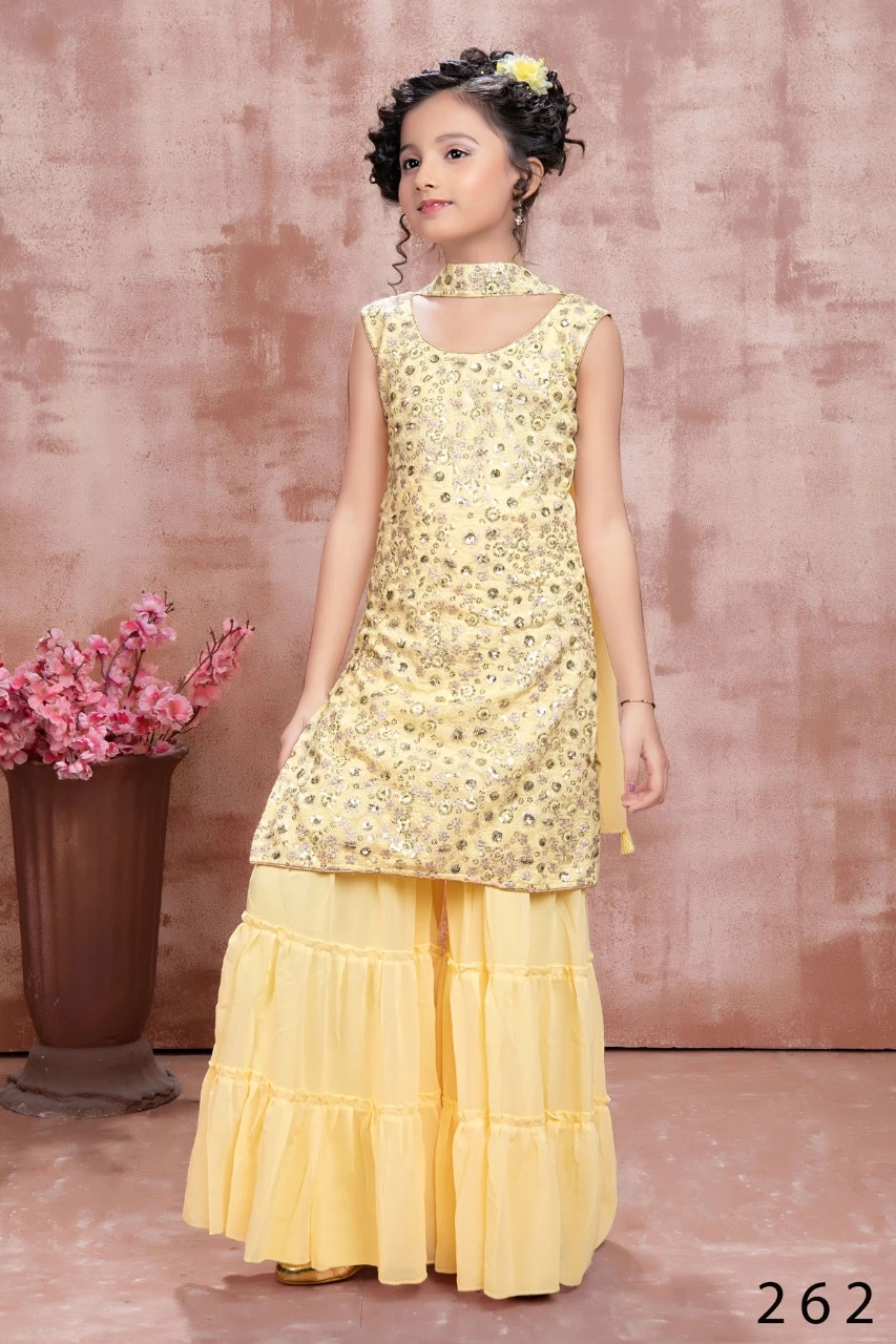 Designer shararas for girls